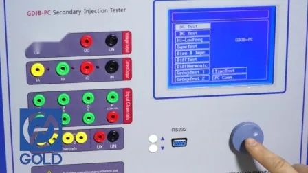 High Speed Electrical Three Phase Secondary Injection Kit Relay Protection Test Set 