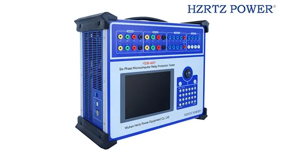 Portable Six Phase Secondary Current Injection Test Set Protection Relay Test Kit 
